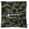 1st Camo Square Fluffy Beads Cushion - Green