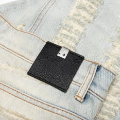 Destroyed Embroidery Jean - Tan Denim Blue -Fashion Clothing Store 1017 Alyx 9SM Destroyed Embroidery Jean Tan Denim Blue AAUPA0377FA01 BLU0015 04 29 23 Feature KN 6