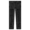 Slashed Skinny Jean - Black