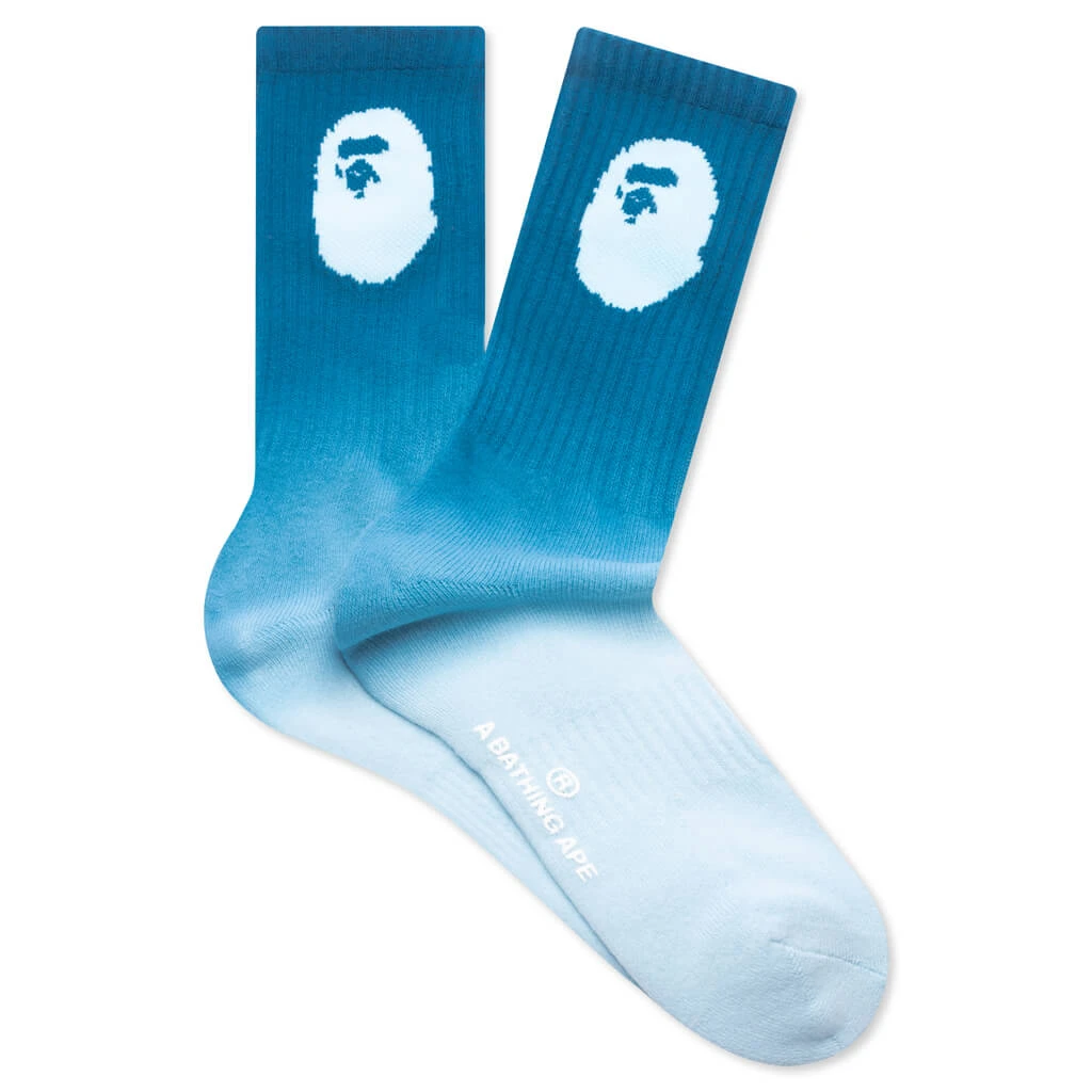A Bathing Ape Gradation Socks - Blue 1 A Bathing Ape Gradation Socks - Blue