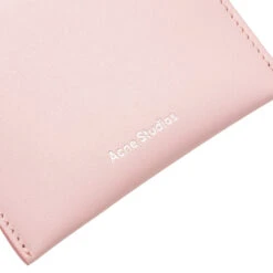 Acne Studios Bifold Card Holder - Powder Pink -Fashion Clothing Store Acne Studios Bifold Card Holder Powder Pink CG0099 AD5 04 11 22 Feature 3