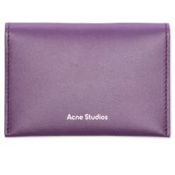 Acne Studios Folded Card Holder - Violet Purple