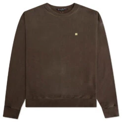 Acne Studios Crew Neck Sweatshirt - Coffee Brown