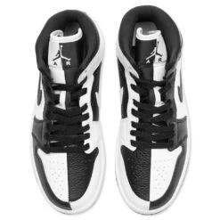 Air Jordan 1 Mid SE Women's - White/Black/White -Fashion Clothing Store Air Jordan 1 Mid SE Women s White Black White DR0501 101 11 04 22 S NF Feature 35