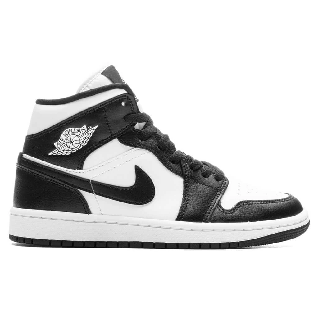 Air Jordan 1 Mid Women's - White/Black/White 1 Air Jordan 1 Mid Women's - White/Black/White