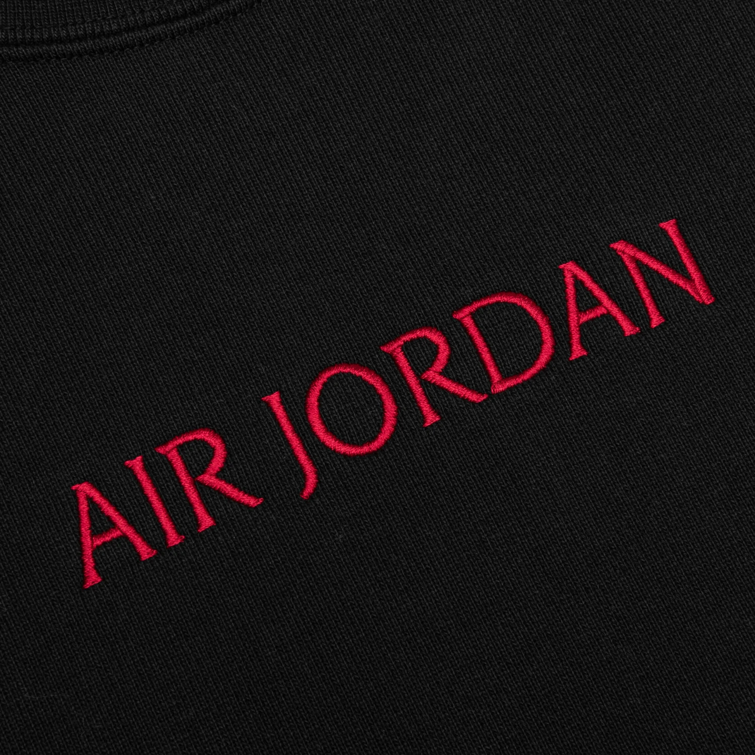 Air Jordan Women's Crew Sweatshirt - Black/Gym Red 3 Air Jordan Women's Crew Sweatshirt - Black/Gym Red - Image 3
