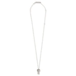 Ambush Bolt Charm Necklace - Silver
