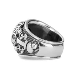 Ambush Class Ring - Silver/Black -Fashion Clothing Store Ambush Class Ring Silver Black BMOC011F20MET0017210 10 24 2020 01 3