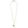 Ambush Pill Charm Necklace - Gold/No Color