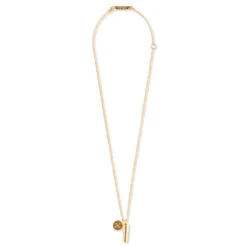 Ambush Pill Charm Necklace - Gold/No Color