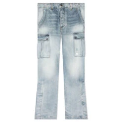 Amiri M65 Cargo Flare - Stone Indigo