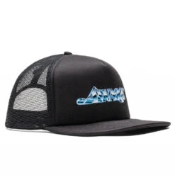 Awake Chrome Trucker Hat - Black -Fashion Clothing Store Awake Chrome Trucker Hat Black AWK SP22 HA010 BLK 05 29 22 Feature JORDAN 4