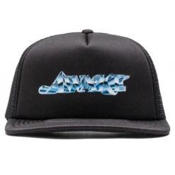 Awake Chrome Trucker Hat - Black