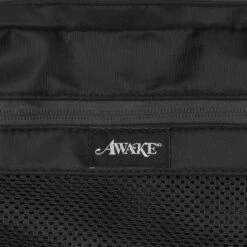 Canvas Logo Messenger Bag - Black -Fashion Clothing Store Awake NY Canvas Logo Messenger Bag Black AWK SP23 AC002 BLA 05 30 23 Feature VR