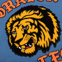 Corazon Varsity Jacket - Blue/Cream -Fashion Clothing Store Awake NY Corazon Varsity Jacket Blue Cream AWK FW22 OT006 BLU 11 28 22 Feature MG 10