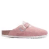 Birkenstock Narrow Boston Shearling - Pink Clay