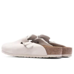 Birkenstock Wide Boston - Antique White -Fashion Clothing Store Birkenstock Wide Boston Ant White SD R 1024731 02 02 23 Feature VR 4