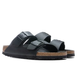 Birkenstock Women's Narrow Arizona Birko-Flor - Black -Fashion Clothing Store Birkenstock Women s Narrow Arizona Birko Flor Black 1019069 02 11 2022 01 2