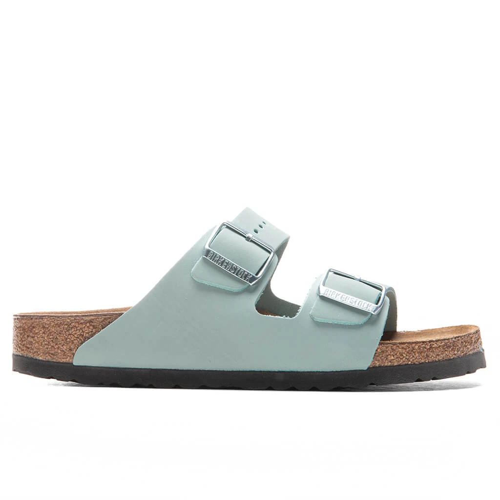 Birkenstock Women's Narrow Arizona Soft Footbed - Faded Aqua 1 Birkenstock Women's Narrow Arizona Soft Footbed - Faded Aqua