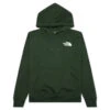 The North Face Box NSE Pullover Hoodie Red Box - Pine Needle