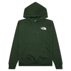 The North Face Box NSE Pullover Hoodie Red Box - Pine Needle