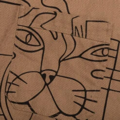 Experience Life Worker Jacket - Camel -Fashion Clothing Store By Parra Experience Life Worker Jacket Camel 48525 12 21 22 Feature VR 6