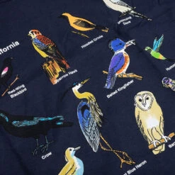 Stussy California Birds Tee - Navy -Fashion Clothing Store California Birds Tee Navy 1904897 NAVY 06 15 23 Feature KN 6