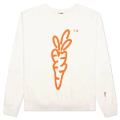 Carrots By Anwar Carrots Signature Carrot Crewneck - Cream
