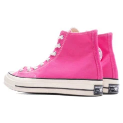 Converse Chuck '70 Hi - Lucky Pink/Egret/Black -Fashion Clothing Store Chuck 70 Hi Lucky Pink Egret Black A04594C 06 28 23 Feature VR 4