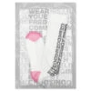 K502 Socks - White/Pink
