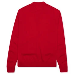Fashion Clothing Store -Fashion Clothing Store Comme des Garcons PLAY Knit Cardigan Red Heart Red AZ N008 051 5 01 01 2021 01 4