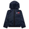 Comme Des Garcons Play X K-Way Kids Full Zip Jacket - Navy
