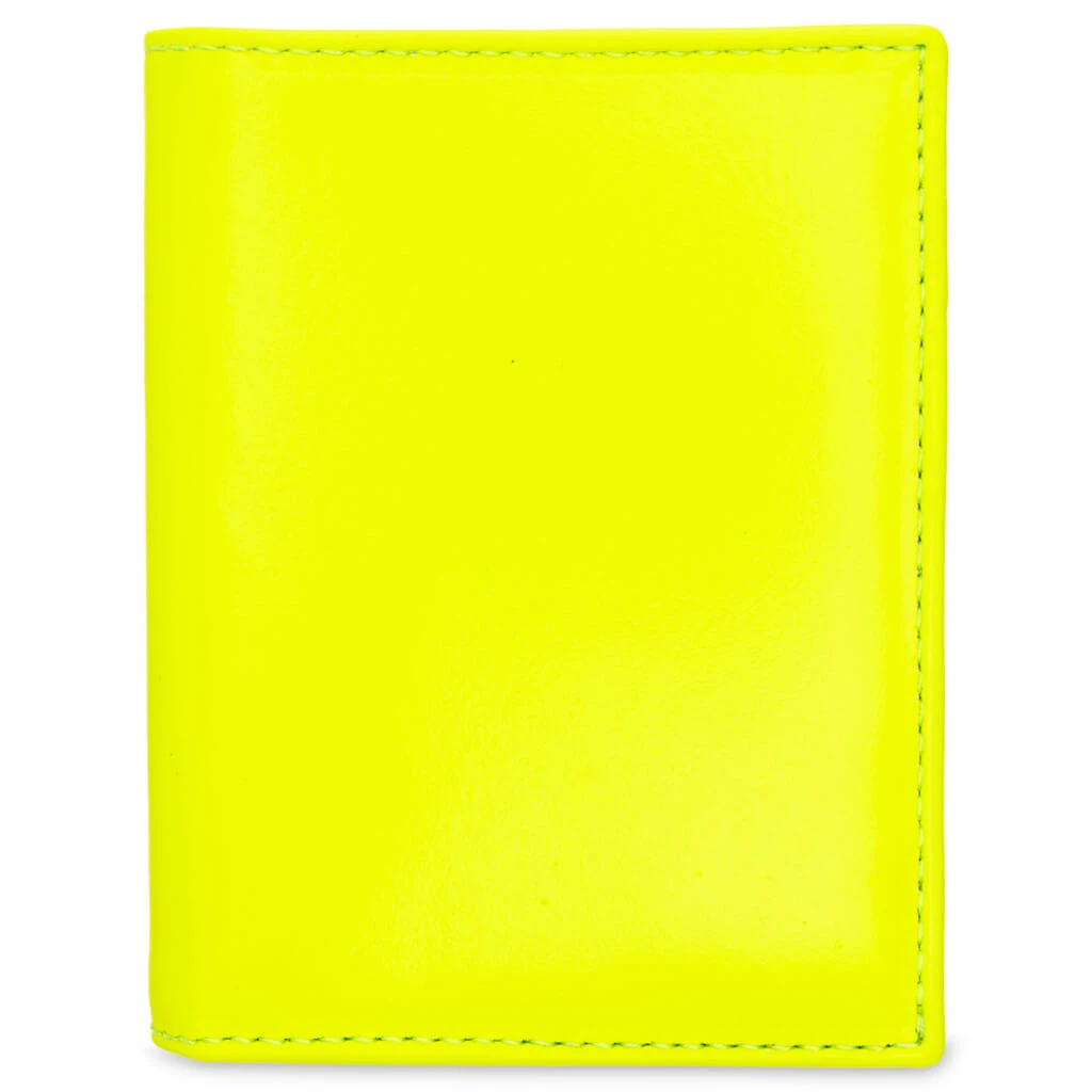 Comme Des Garcons Super Fluo Wallet - Yellow/Light Orange 1 Comme Des Garcons Super Fluo Wallet - Yellow/Light Orange
