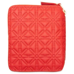 Comme Des Garcons SA210E-A Embossed Wallet - Orange -Fashion Clothing Store Comme des Garcons SA210E A Embossed Wallet Orange SA210E A ORA 01 11 2022 01copy