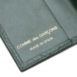 Comme Des Garcons SA640E-A Leather Line Wallet - Calfskin/Bottle Green -Fashion Clothing Store Comme des Garcons SA640E A Leather Line Wallet Calfskin Bottle Green SA640E A GRN 06 26 22 Feature DUKE 4