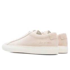 Common Projects Achilles Low In Suede - Nude -Fashion Clothing Store CommonProjectsAchillesLowinSuede Nude2327 0659 3