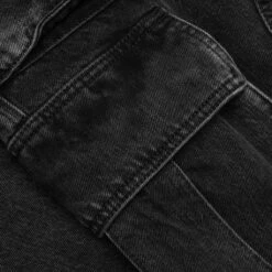 Denim Logo Cargos - Charcoal Wash -Fashion Clothing Store Denim Logo Cargos Charcoal Wash AW23 D6 P17 976 08 21 23 Feature VR 7