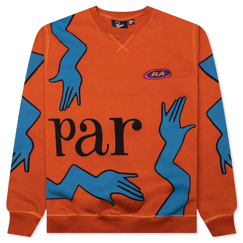 Early Grab Crewneck Sweatshirt - Sienna Orange 1 Early Grab Crewneck Sweatshirt - Sienna Orange