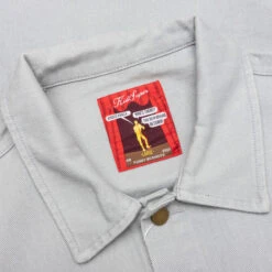 Face Embroidered Denim Jacket - Grey 7 Face Embroidered Denim Jacket - Grey -Fashion Clothing Store Face Embroidered Denim Jacket Grey AW23 OW 17 08 17 23 Feature VR 7 scaled