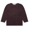 Kid's Raw Sweater - Plum