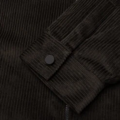 Corduroy Shirt Jacket - Off Black -Fashion Clothing Store Fear Of God Essentials Shirt Jacket Off Black 202BT224120F 06 08 23 Feature MG 5