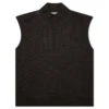 Women's Mock Vest - Off Black