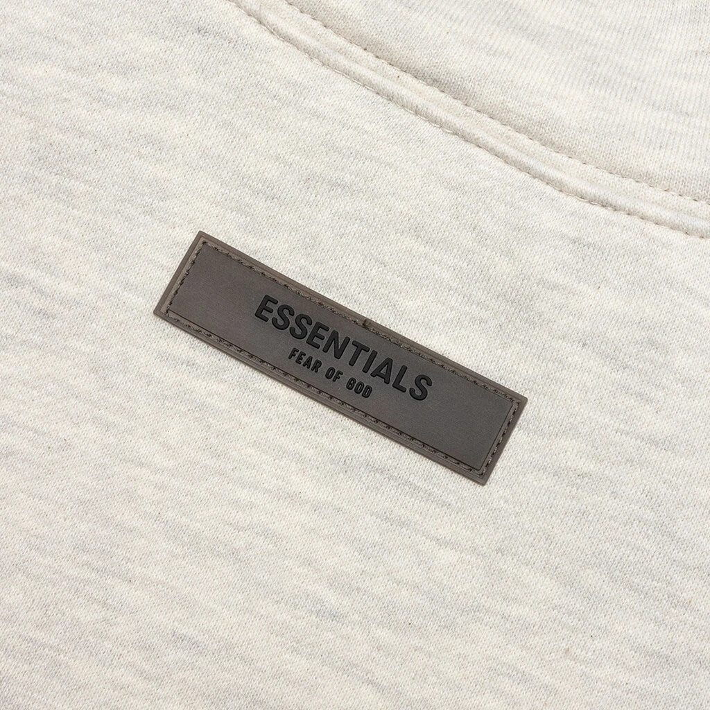 Essentials Core Relaxed Mockneck - Light Oatmeal 3 Essentials Core Relaxed Mockneck - Light Oatmeal - Image 3