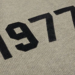 Essentials Raw Edge Sweater - Dark Oatmeal -Fashion Clothing Store Fear of God Essentials Raw Edge Sweater Dark Oatmeal 192BT212173F 07 24 22 Feature DV 2