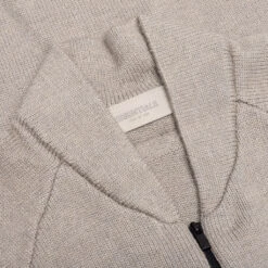 Essentials Women's Cardigan - Dark Oatmeal -Fashion Clothing Store Fear of God Essentials Women s Cardigan Dark Oatmeal 192BT213101FW 01 30 23 Feature VR 5