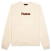 Academy Crewneck - Cannoli Cream/Gold Flame