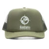 Crosshair Trucker Hat - Olive Green