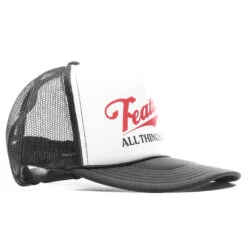 Draft Trucker Hat - Black/White -Fashion Clothing Store Feature Draft Trucker Hat Black White FEAT032923X11 06 09 23 Feature JP 4
