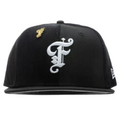 Feature X New Era Old English F Fitted "Multi Panel" - Black