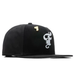 Feature X New Era Old English F Fitted "Multi Panel" - Black -Fashion Clothing Store Feature OE Fitted Cap Black Mixed 70627575 07 19 2021 01 4